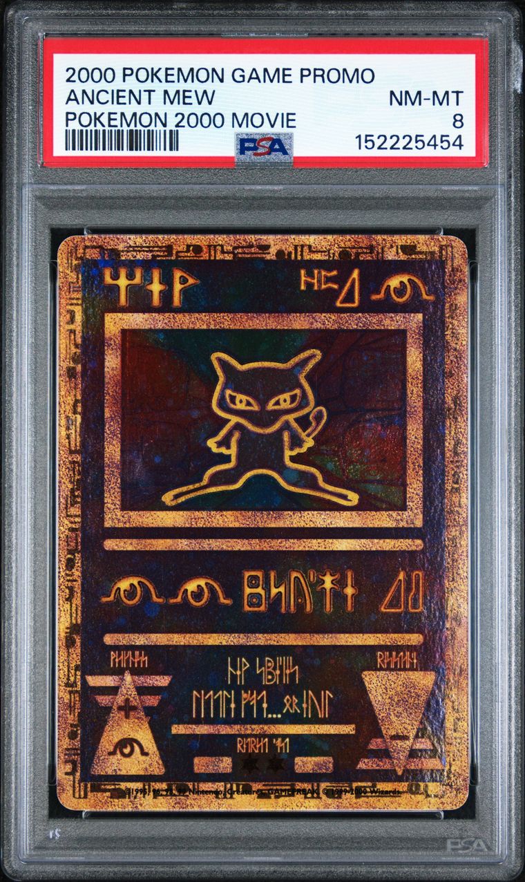 PSA 8 2000 Pokemon Game Movie Ancient Mew Pokemon 2000 Movie, PSA 8