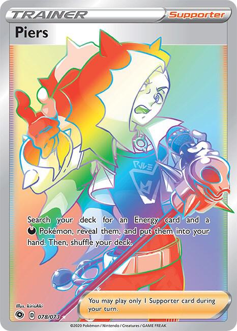 PSA 10 2020 Pokemon Sword & Shield Champion's Path 078 Full Art/piers Secret, PSA 10