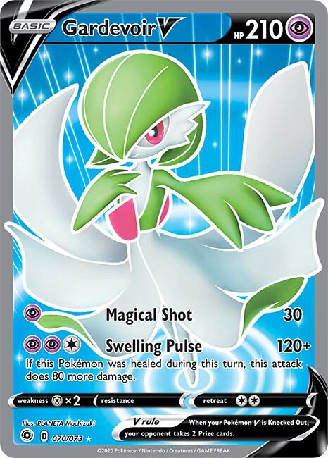 PSA 10 2020 Pokemon Sword & Shield Champion's Path 070 Full Art/gardevoir V, PSA 10